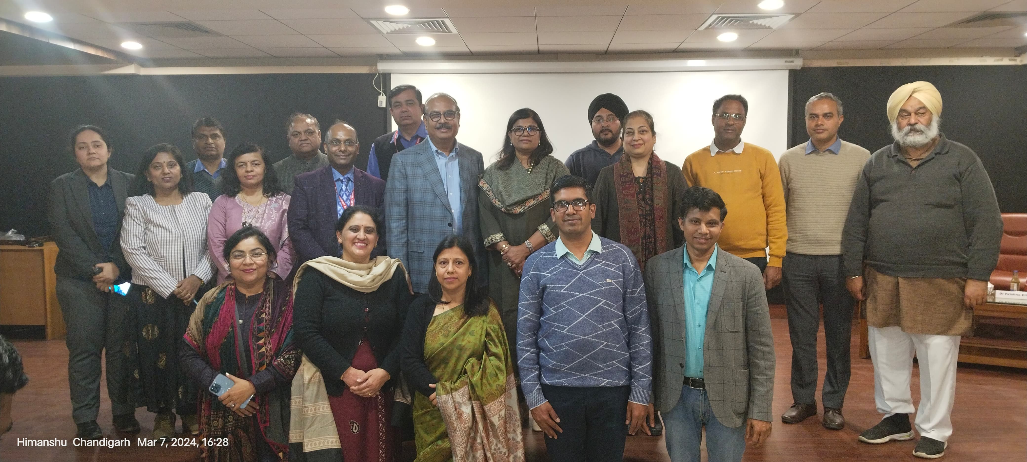 Panjab  University organized an interactive session with Padma Bhushan Awardee